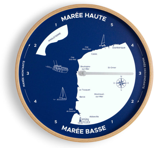 Horloge à marée de la Côte d'Opale