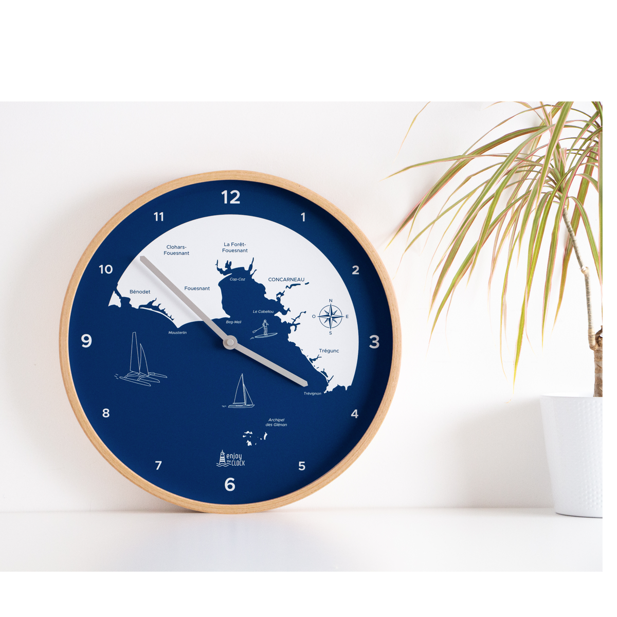 Horloge Riviera Bretonne