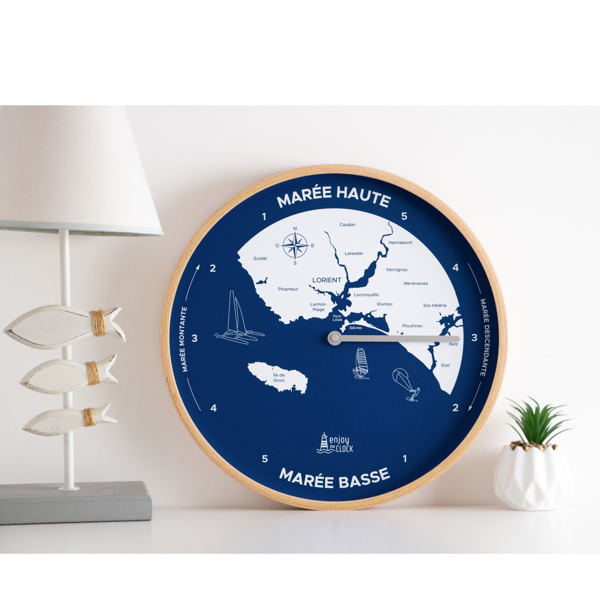 Horloge à Marée Rade de Lorient - Ile de Groix