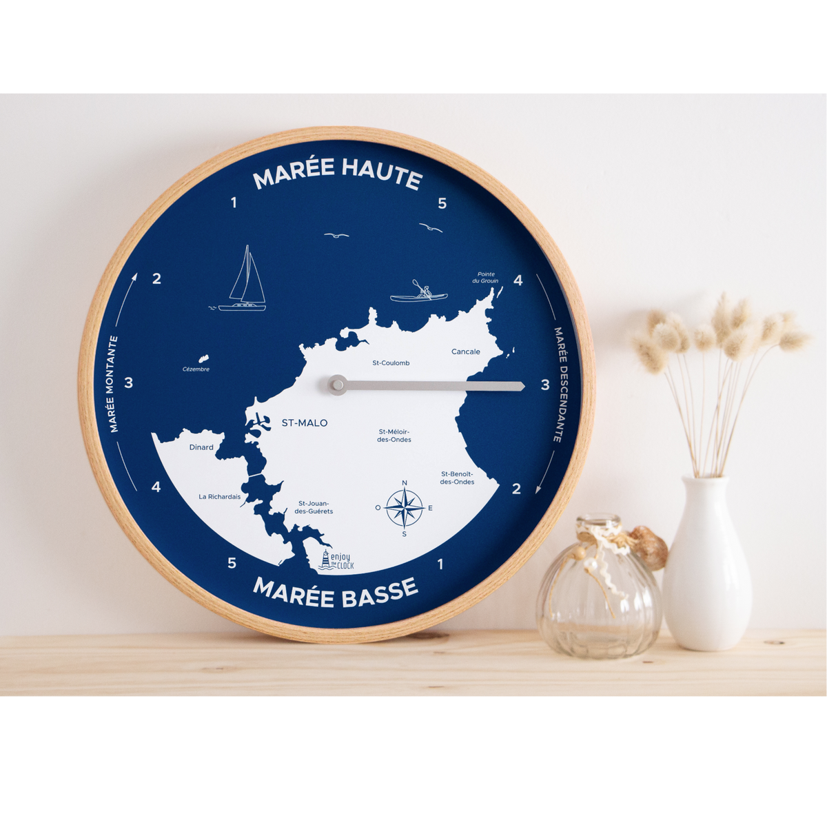 Horloge à Marée Côte d'Emeraude