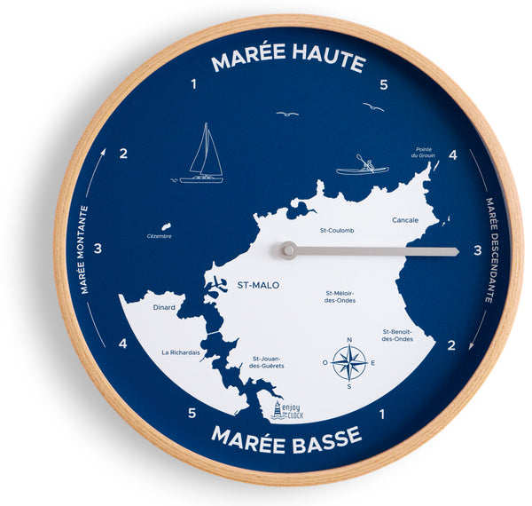 Horloge à Marée Côte d'Emeraude