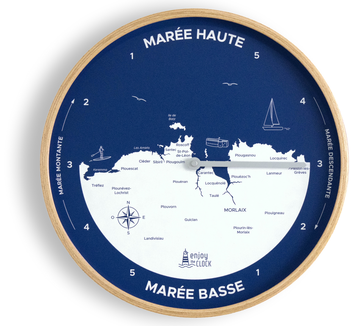 Horloge à marée Baie de Morlaix – Côte des Sables