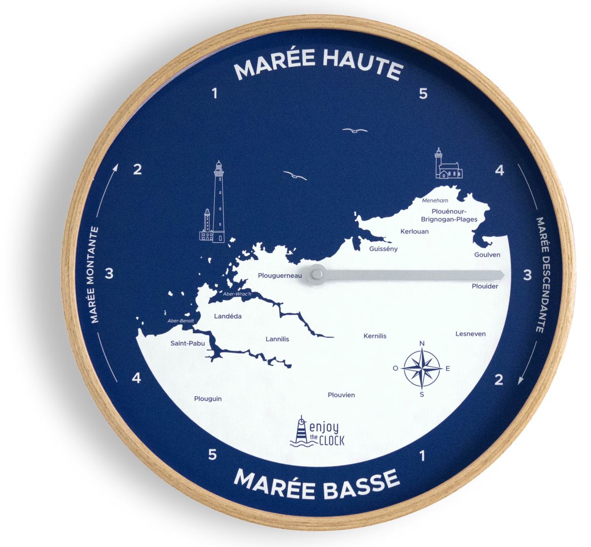 Horloge à marée Côte des Abers – Côte des Légendes