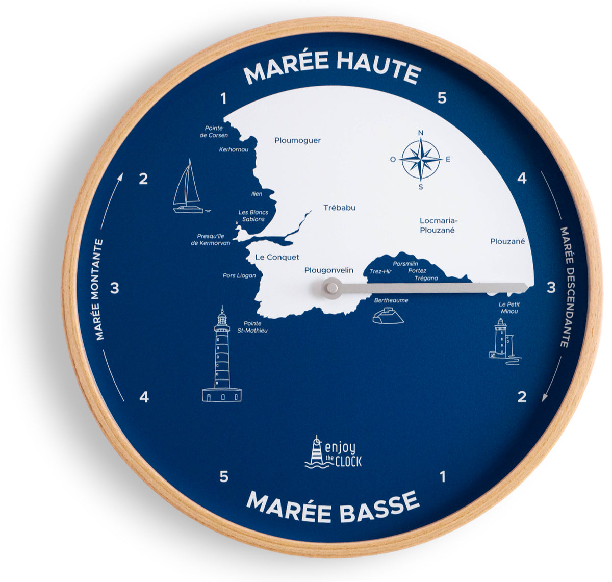 Horloge à marée de la Côte d'Iroise – Enjoy the Clock
