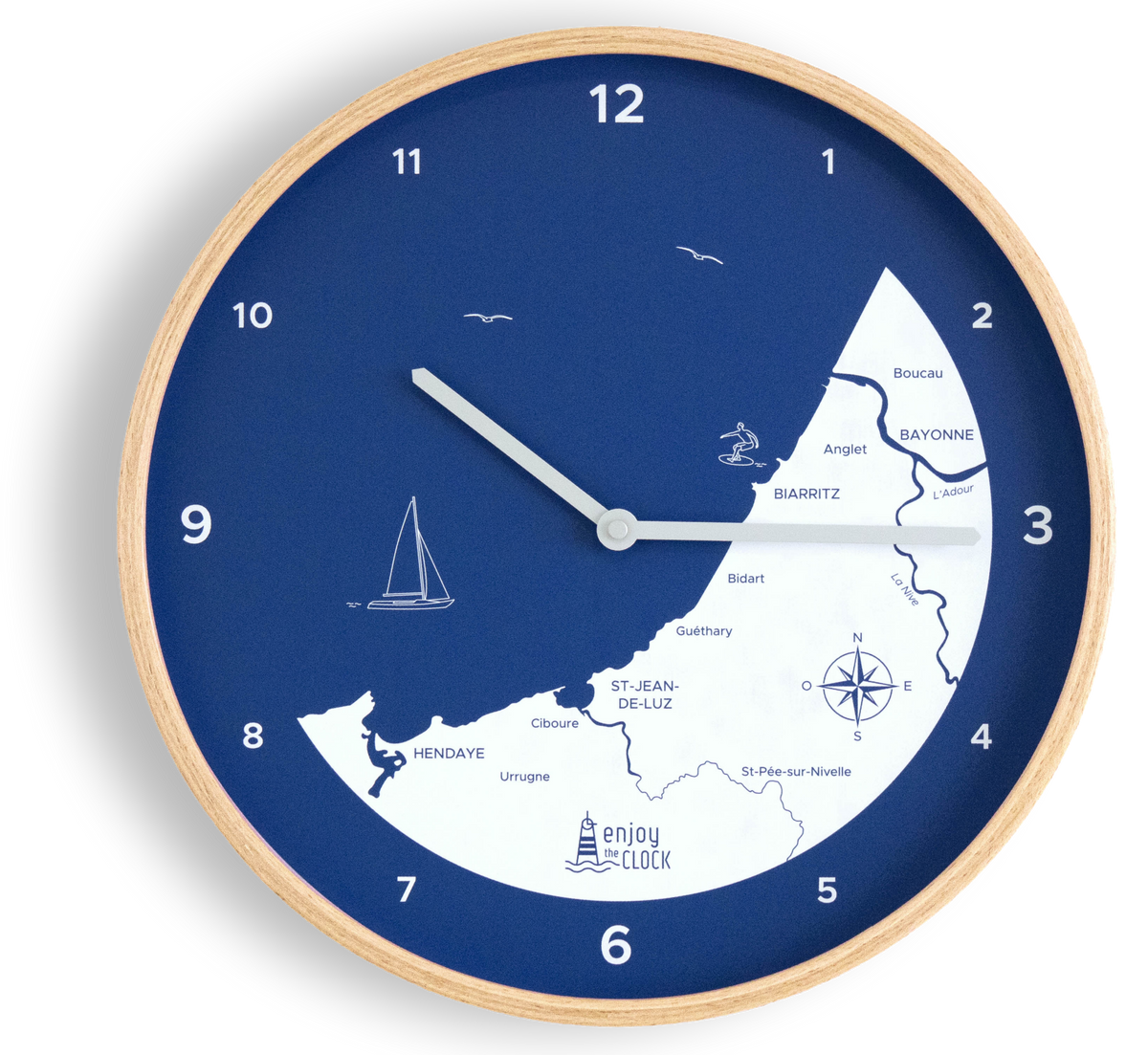 Horloge 12H Côte Basque