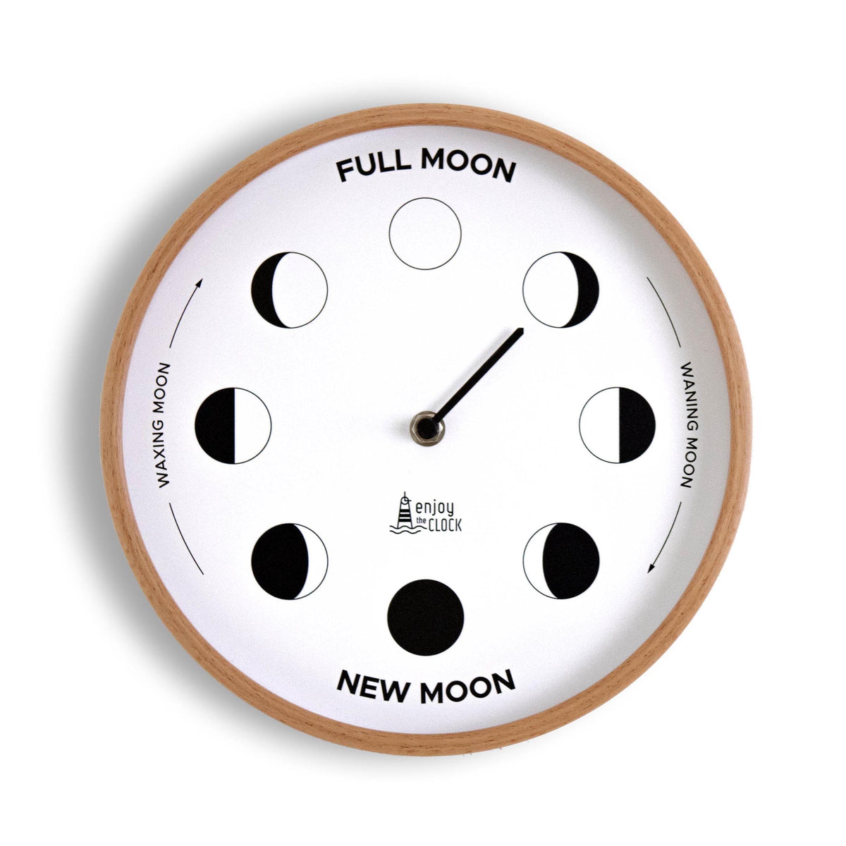 White Moon Clock