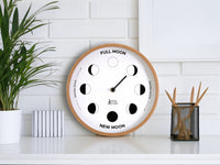 White Moon Clock